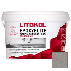 Затирка эпоксидная Litokol EpoxyElite E.05 Серый базальт 1 кг