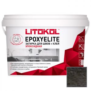 Затирка эпоксидная Litokol EpoxyElite E.07 Черный кофе 1 кг