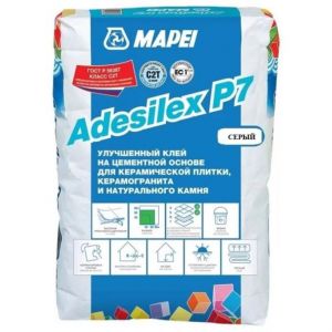 Клей для плитки Mapei Adesilex P7 серый 25 кг