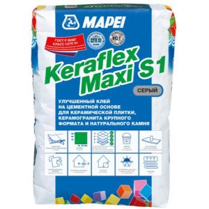 Клей для плитки Mapei Keraflex Maxi S1 серый 25 кг