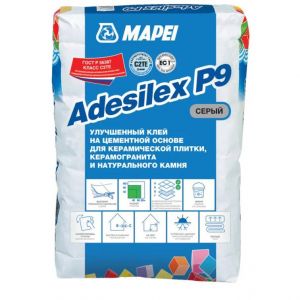 Клей для плитки Mapei Adesilex P9 серый 25 кг