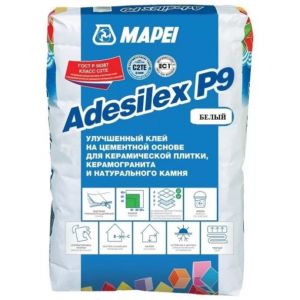 Клей для плитки Mapei Adesilex P9 белый 25 кг