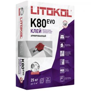 Клей для плитки Litokol Litoflex K80 25 кг