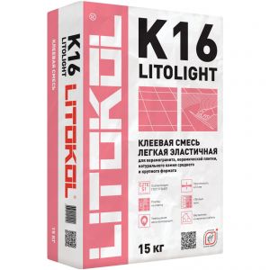 Клей для плитки Litokol Litolight K16 15 кг
