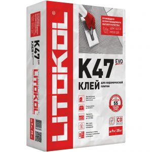 Клей для плитки Litokol Litoflex K47 25 кг
