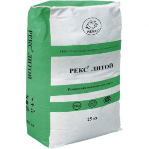 Ремонтная смесь литой консистенции Рекс Литой 25 кг