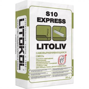 Ровнитель для пола Litokol LitoLiv S10 Express 20 кг