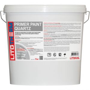 Грунтовка Litokol Litotherm Primer Paint Quartz адгезионная 15 кг