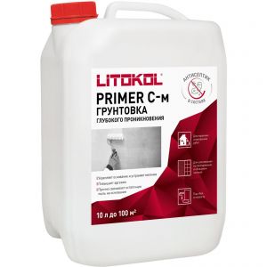 Грунтовка глубокого проникновения Litokol Primer C-m 10 кг