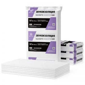 Звукоизоляционные плиты Maxforte (Максфорте) Экоакустик Slim 1200х600х25 мм 8 шт. (5.76 м2)