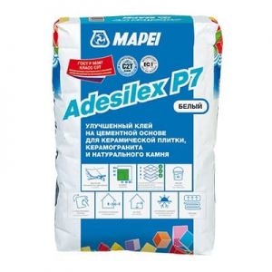 Клей для плитки Mapei Adesilex P7 белый 25 кг